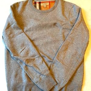 Grey Burberry Sweater Men's